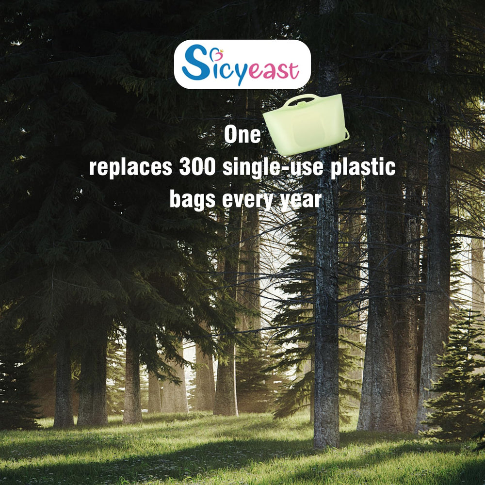 sicyeast silicone travel sterilizer bags are BPA-free and food-grade.