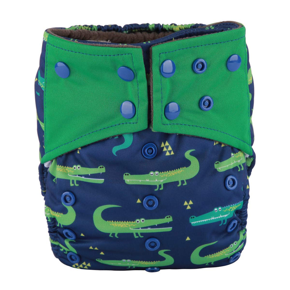 Sigzagor Dinosaur Pack adjustable snaps for customized fit.