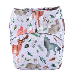 Sigzagor Dinosaur Pack sewn-in soaker visible for all-in-one convenience.