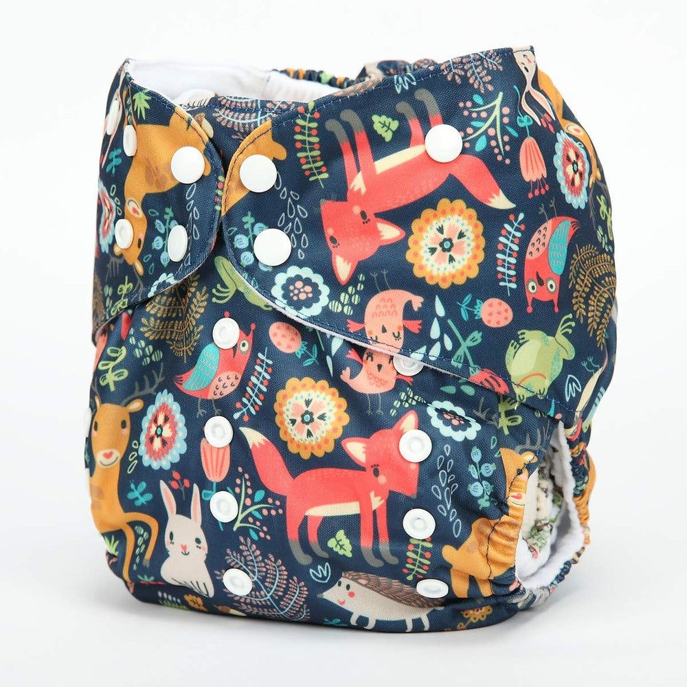 Sigzagor Fox Owl diaper hip snaps: secure fit to prevent wing droop.