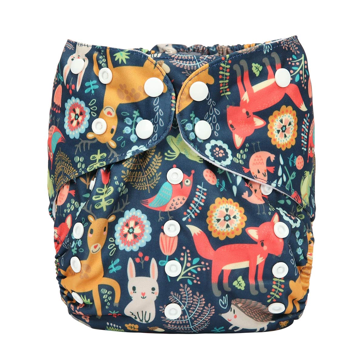 Sigzagor Fox Owl diaper pocket outer: waterproof yet breathable for confident daytime wear.