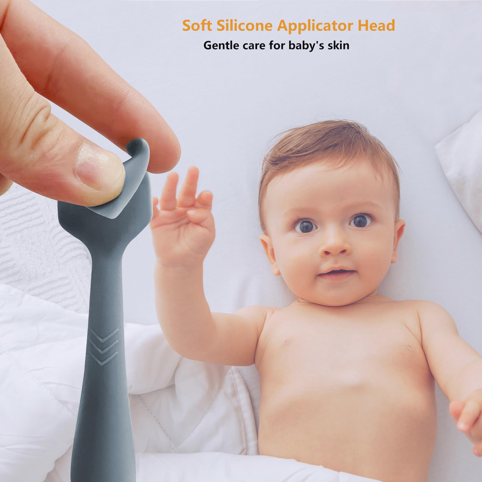 SIHISMO mini spatula in soft silicone for precise travel-friendly application