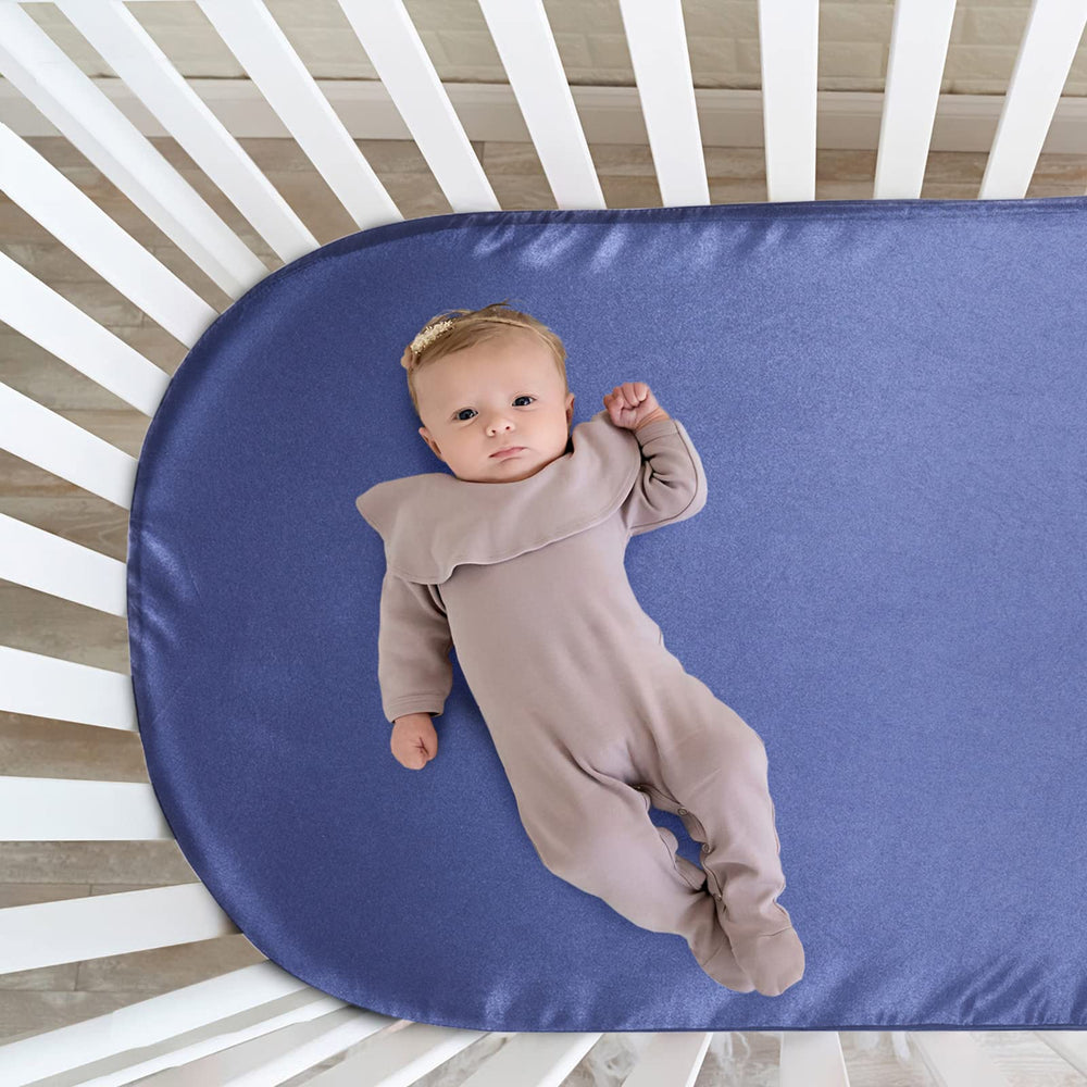Care instructions for SiinvdaBZX satin bassinet sheets (machine wash and low heat drying)
