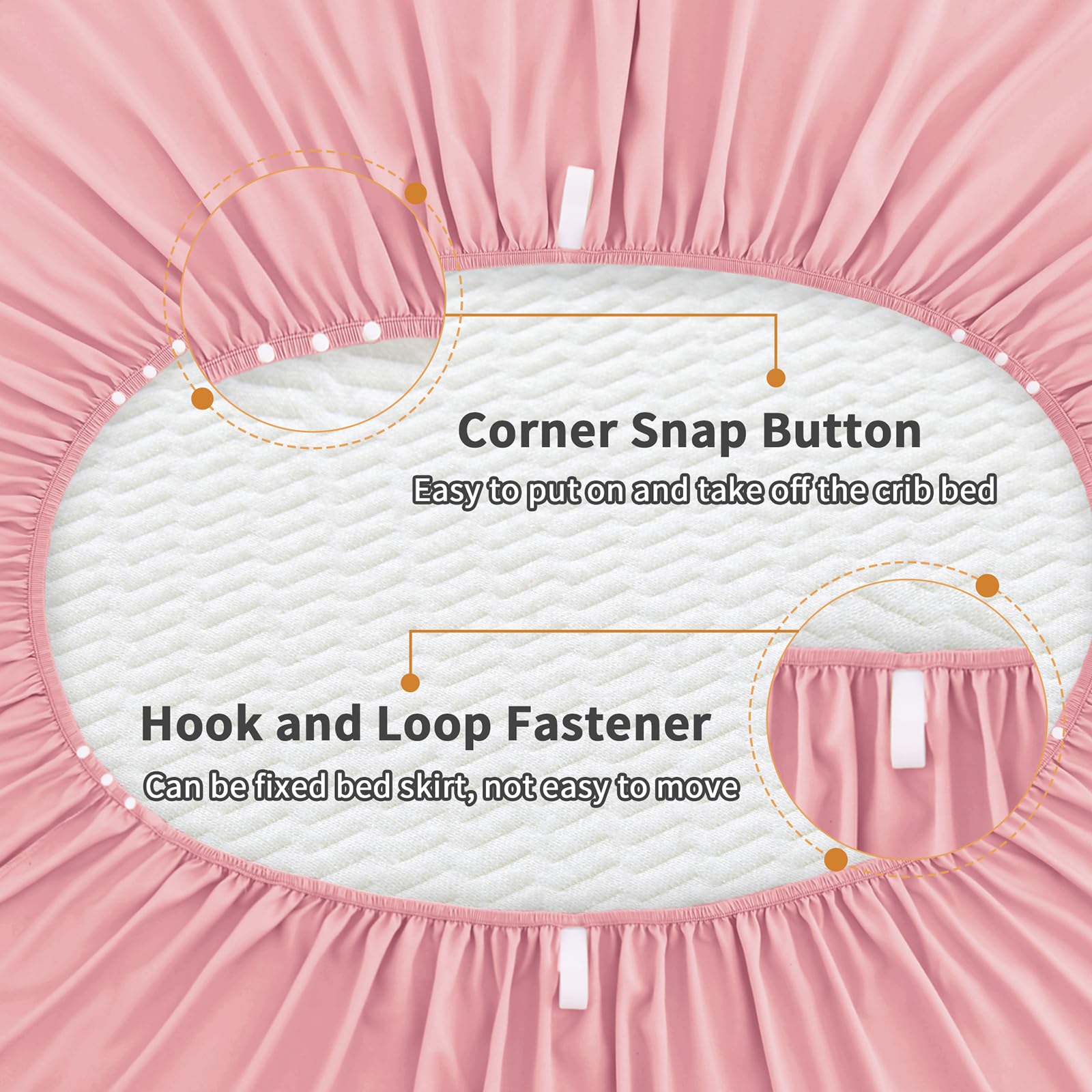 SiinvdaBZX easy-installation features corner snaps and Velcro for quick setup.
