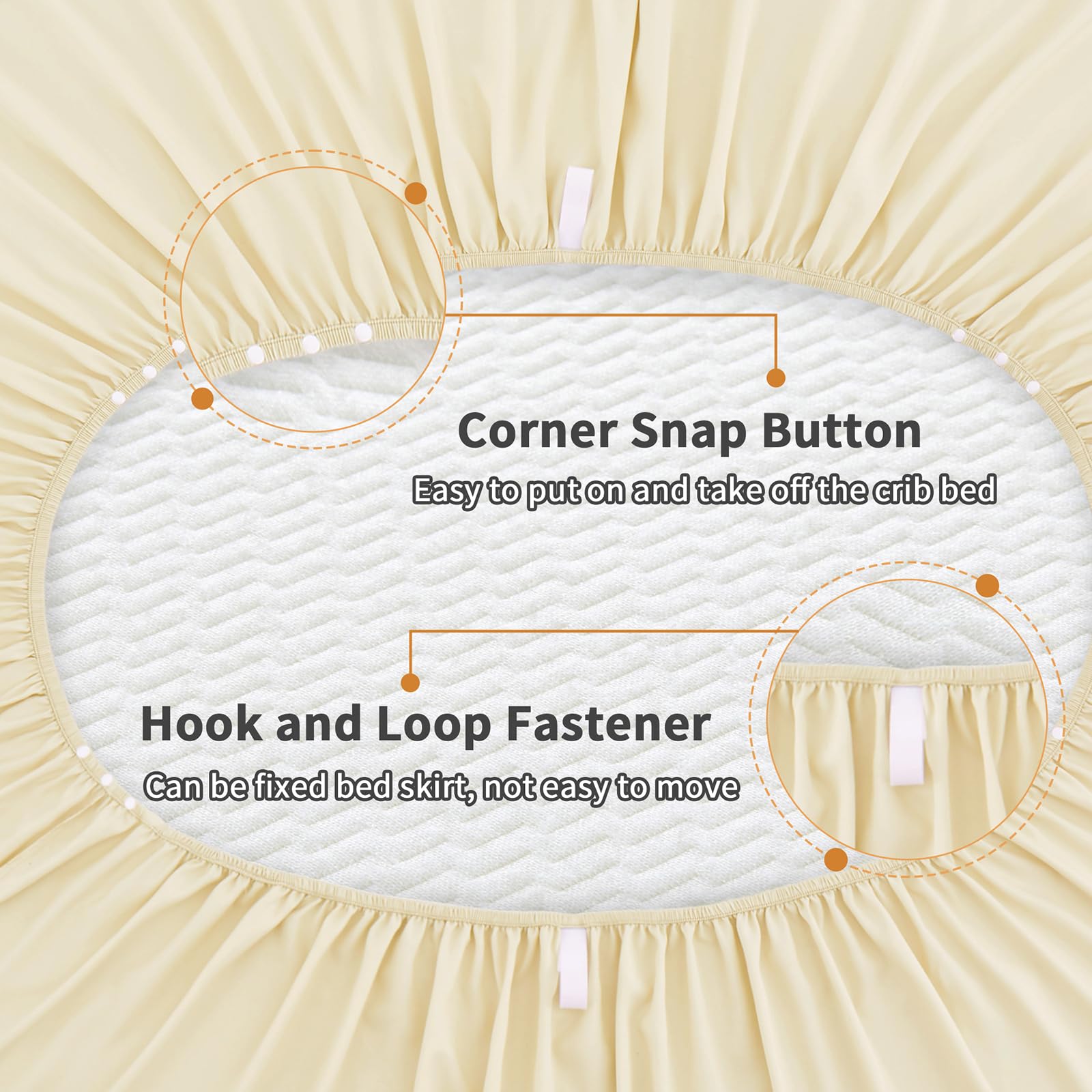 SiinvdaBZX easy-installation with corner snaps simplifies setup.