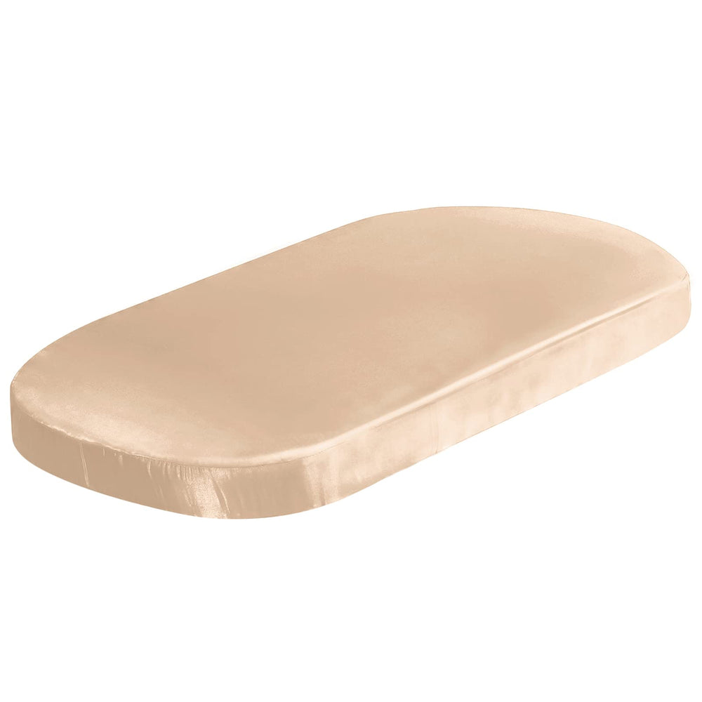 SiinvdaBZX satin bassinet sheet gift-ready beige for nurseries and showers
