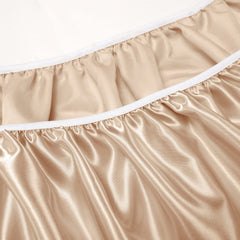 SiinvdaBZX satin bassinet sheet protects baby's hair during sleep