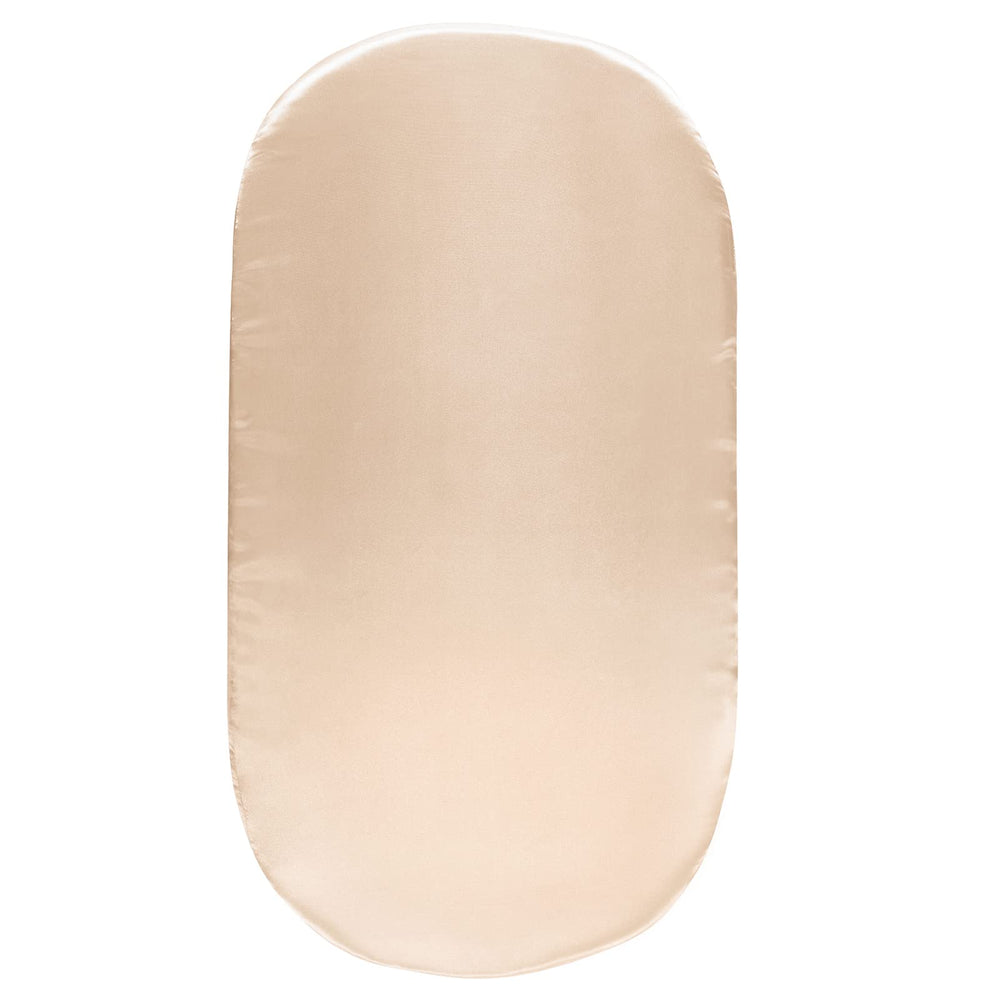SiinvdaBZX satin bassinet sheet with soft texture reduces friction on delicate baby hair