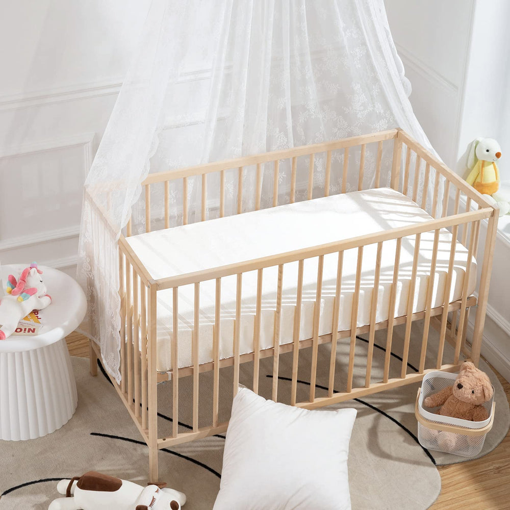 SiinvdaBZX satin crib sheets demonstrating hair and skin-friendly surface