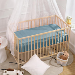 SiinvdaBZX satin sheets fit most play yards and mini cribs, easy swap.