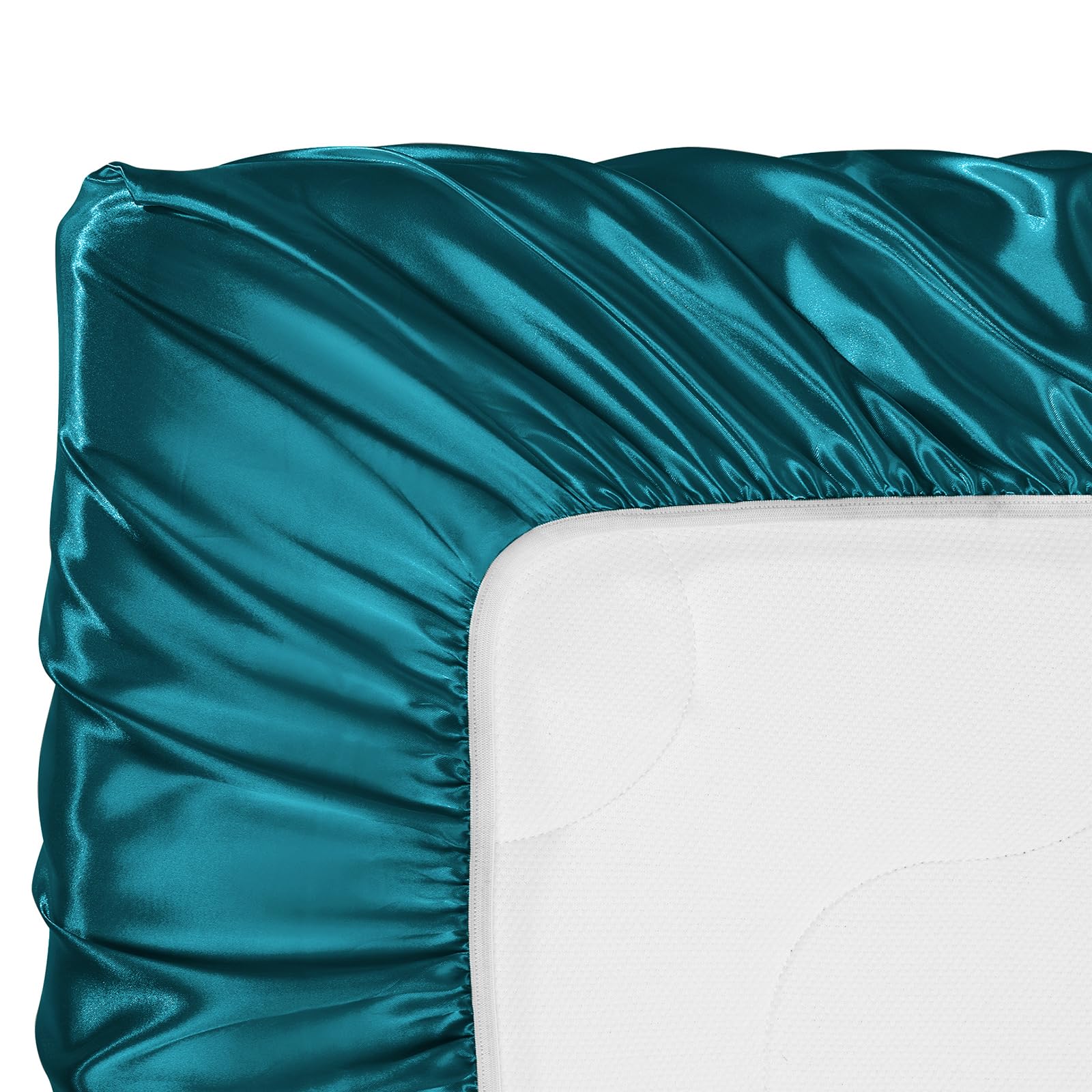 SiinvdaBZX baby-hair-friendly satin sheet helps reduce friction and tangles.