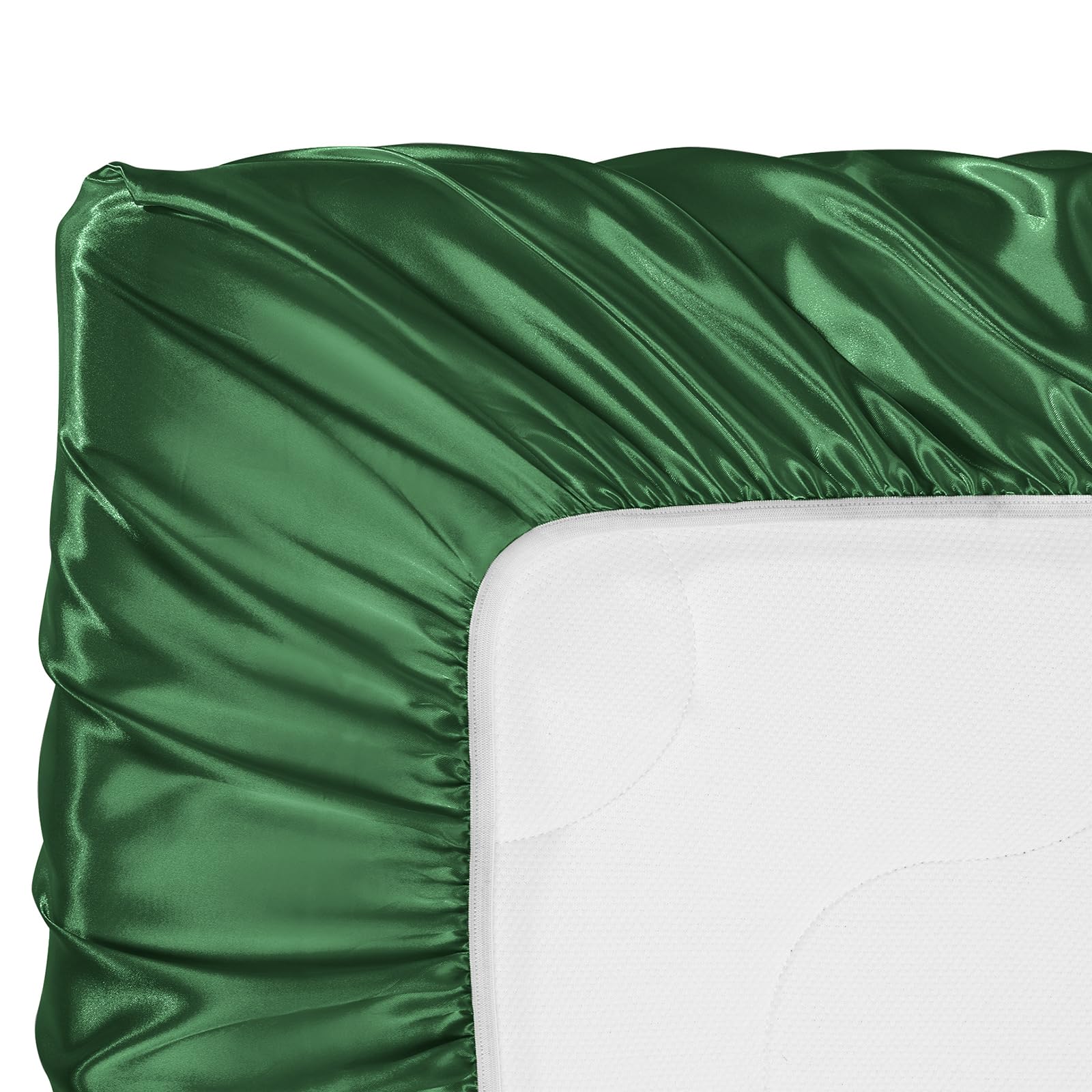 SiinvdaBZX satin mini crib sheets pack-n-play compatible for travel.