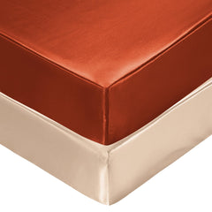 SiinvdaBZX satin mini crib sheets close-up highlights silk-like smoothness
