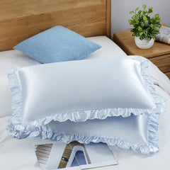 SiinvdaBZX satin texture close-up shows glossy, breathable fabric for night comfort