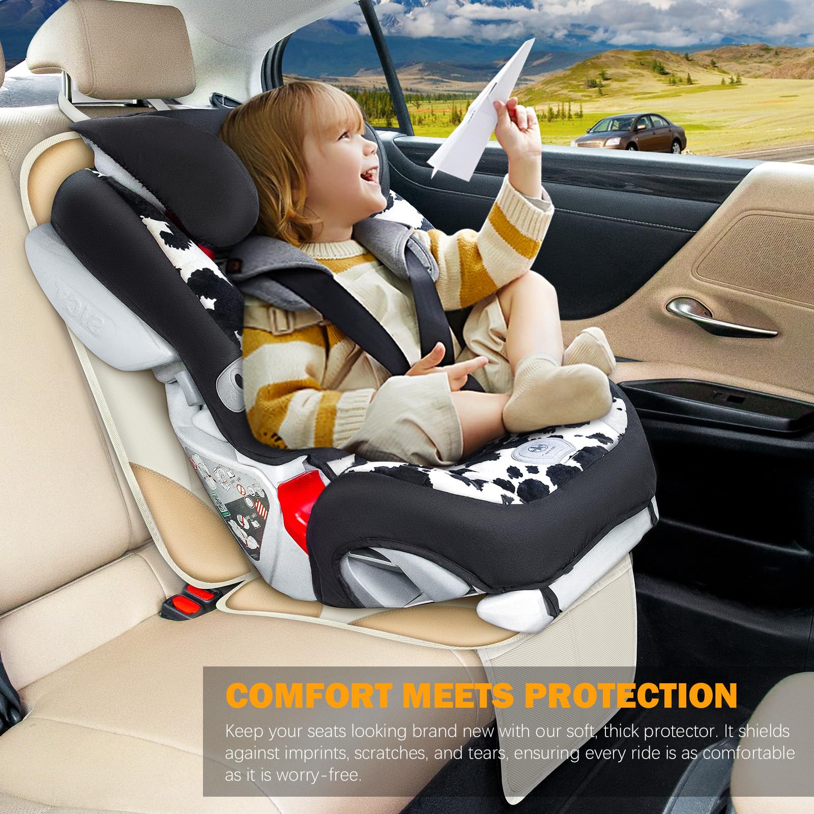 Siivton anti-slip bottom prevents shifting during drives.