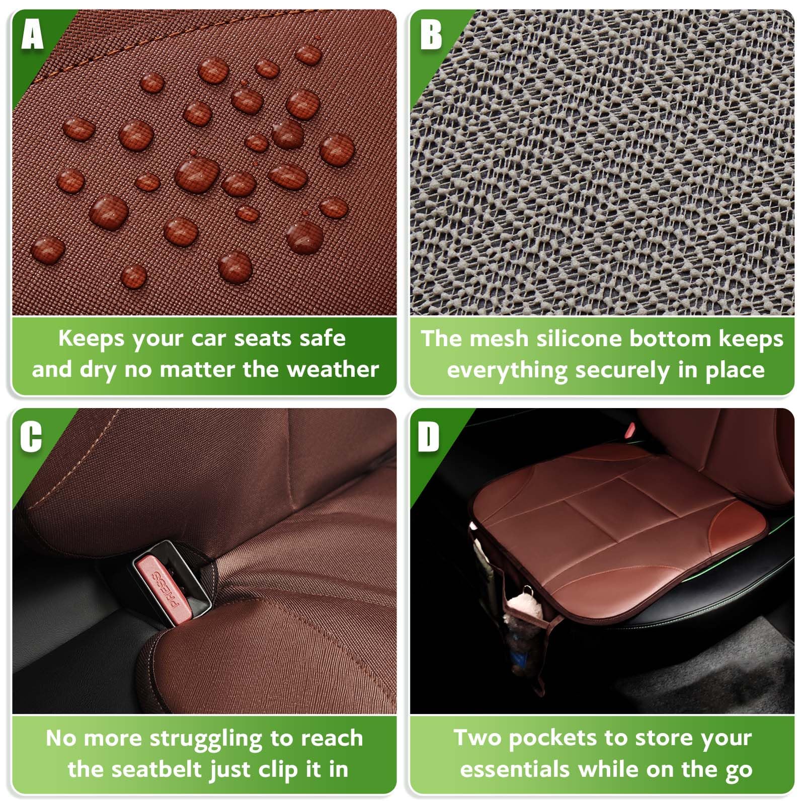 Siivton two-pack helps protect two seats on family trips.