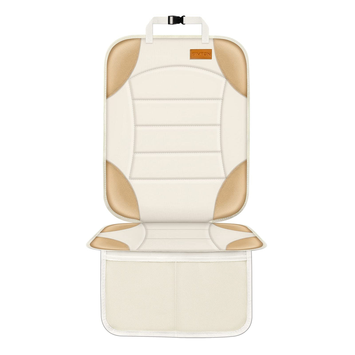 Siivton car seat protector waterproof fabric protects upholstery from spills during daily drives.