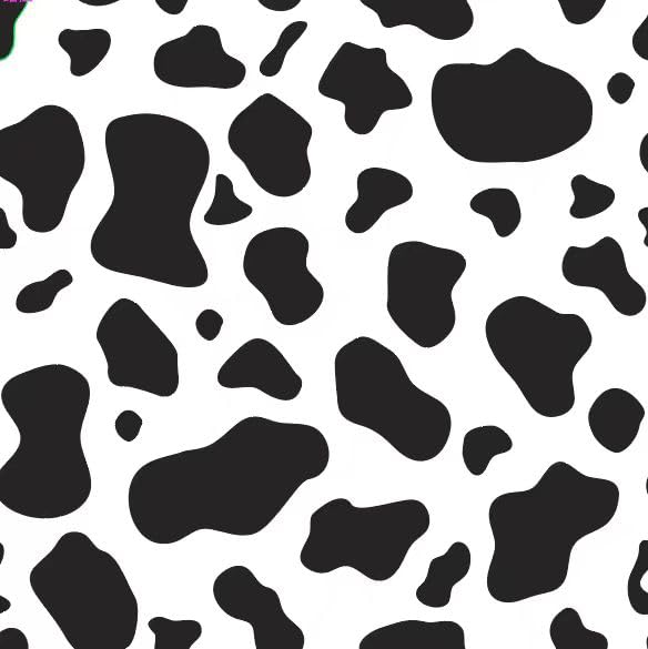 Siivton cow print car seat cover easy-to-clean surface for quick spills