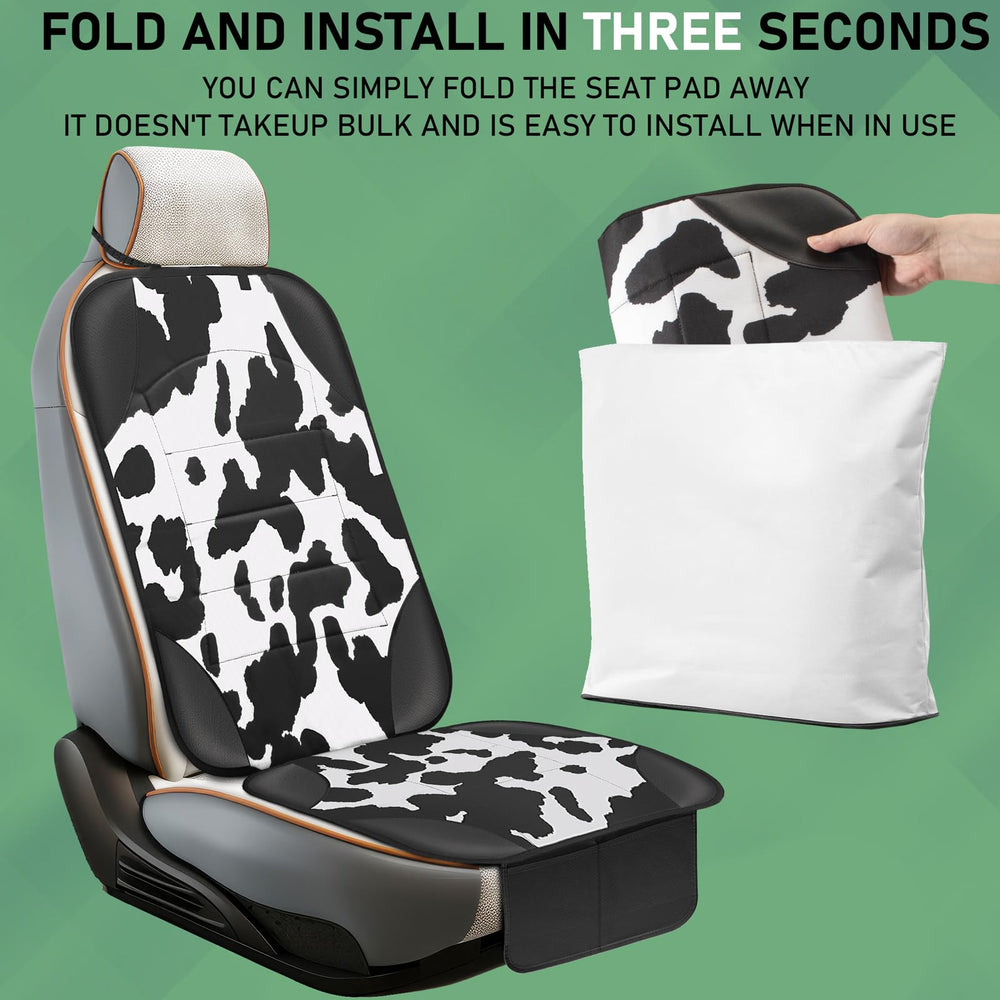 Siivton cow print padding provides comfortable ride and fabric protection