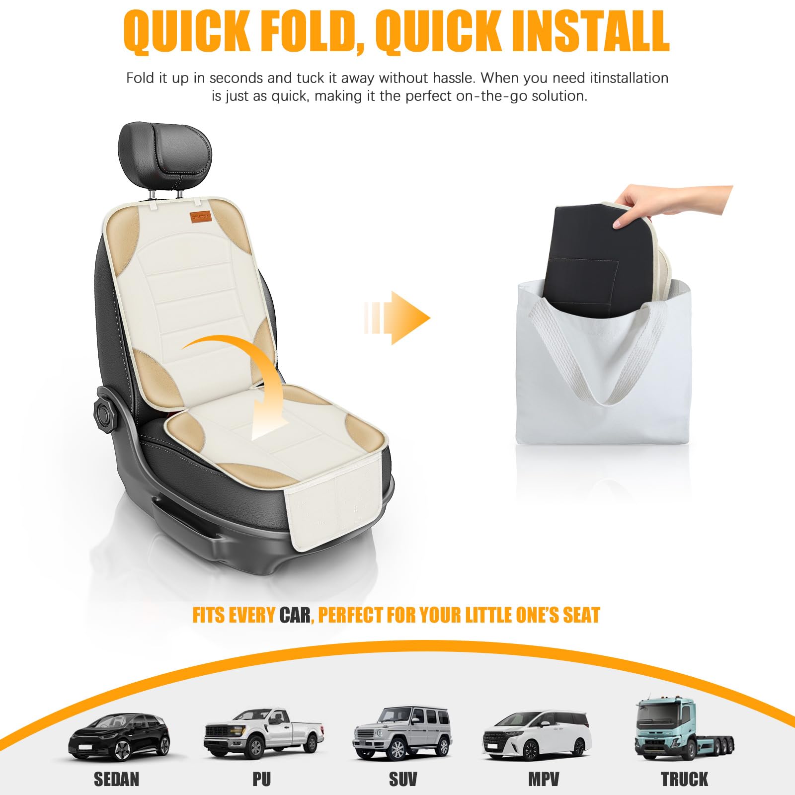 Siivton protector for leather and fabric seats cushions interiors.