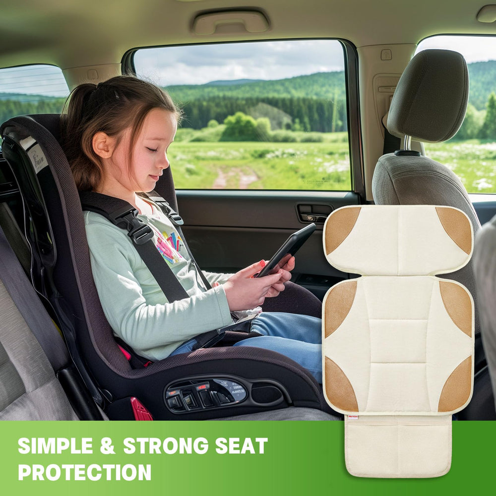 Siivton seat protector is easy to clean, supporting busy families.