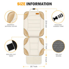 Siivton waterproof seat cover protects seats from spills and crumbs.