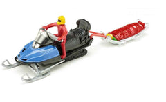 Siku 1684 snow mobile with rescue sledge in multicoloured finish, perfect for imaginative play.
