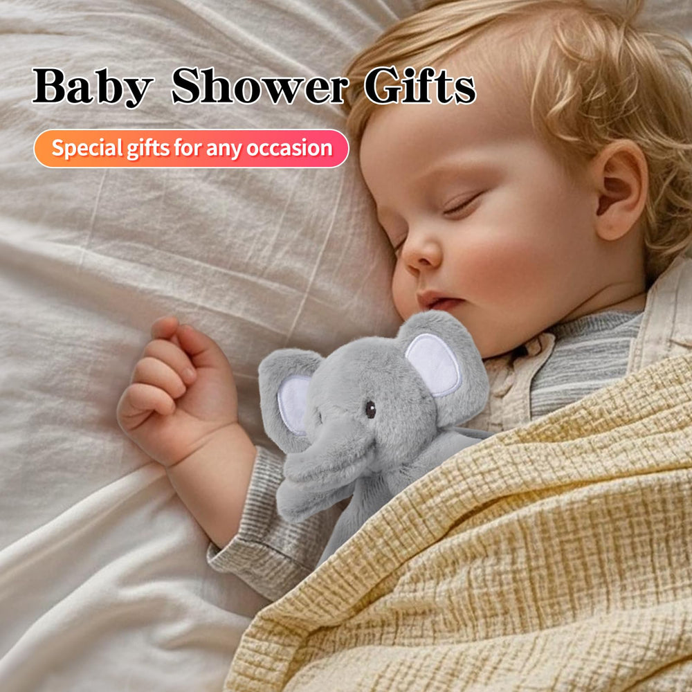 Sili Factory Baby Bear security blanket held by parent for easy attachment on the go