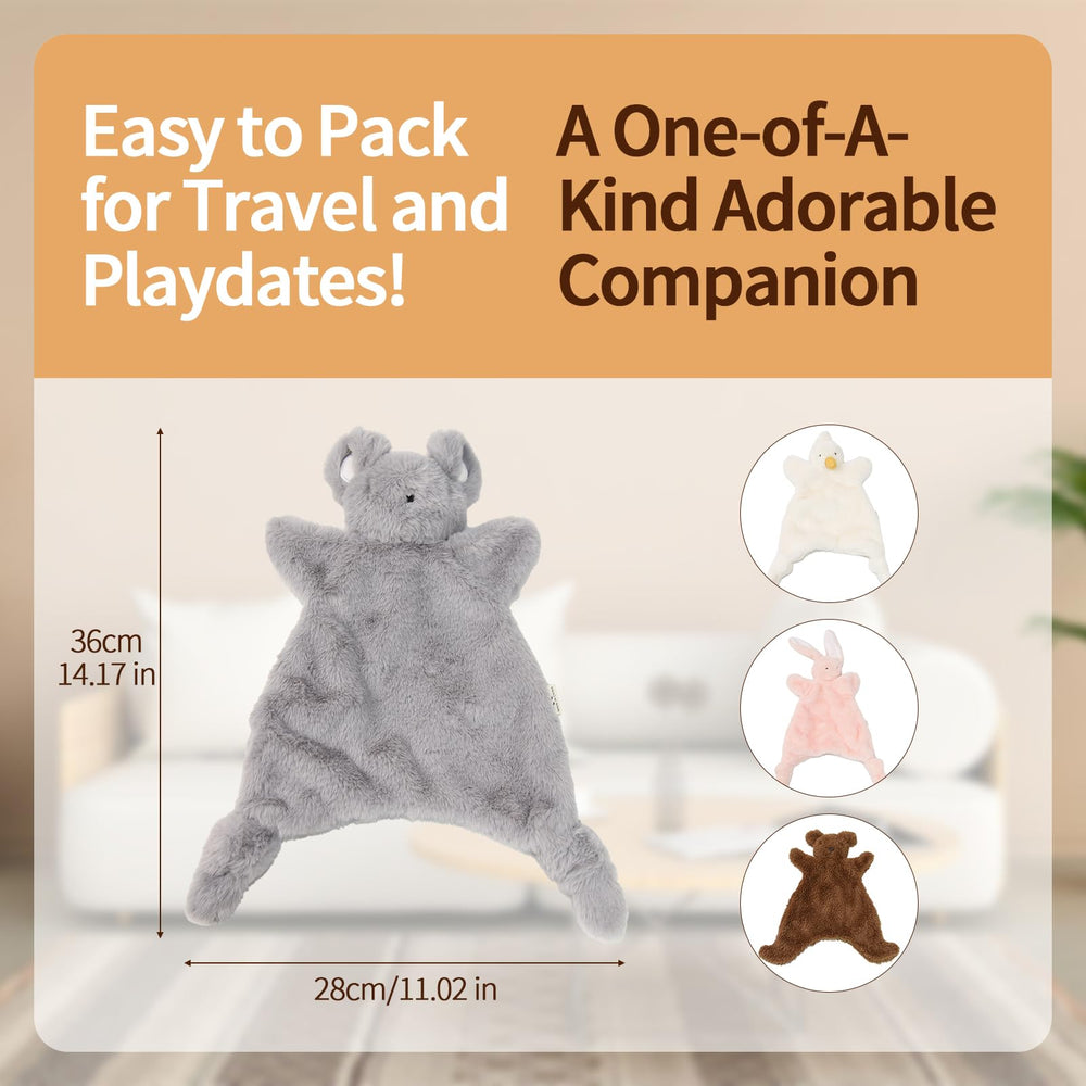 SILI FACTORY security blanket in tiny hands highlights easy grasp.
