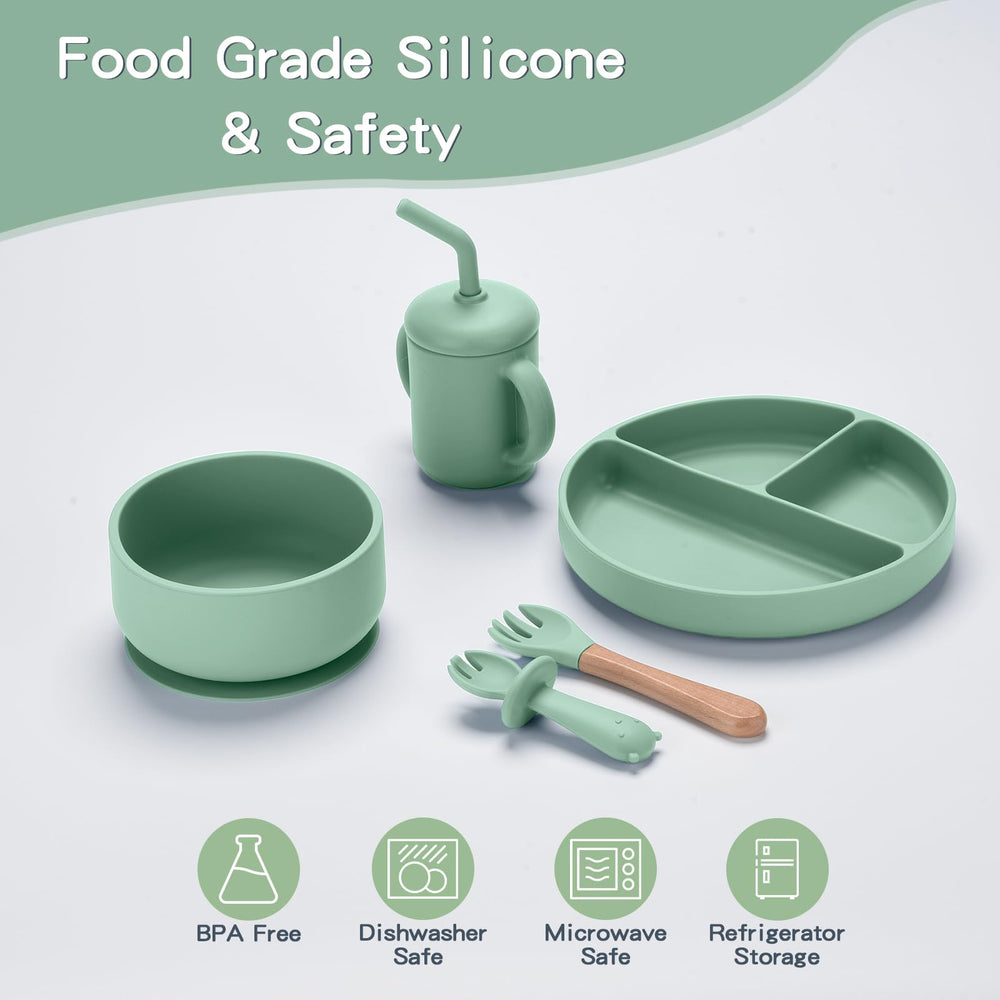 SILI FACTORY silicone baby cup with soft straw for easy drinking
