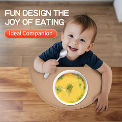 SILI FACTORY placemat doubles as pastry mat for kids' baking creativity