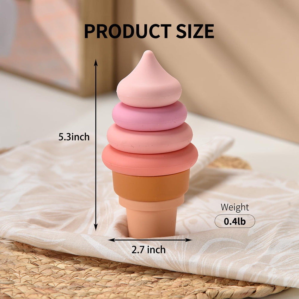 SILI FACTORY silicone ice cream toy gift idea suitable for toddlers