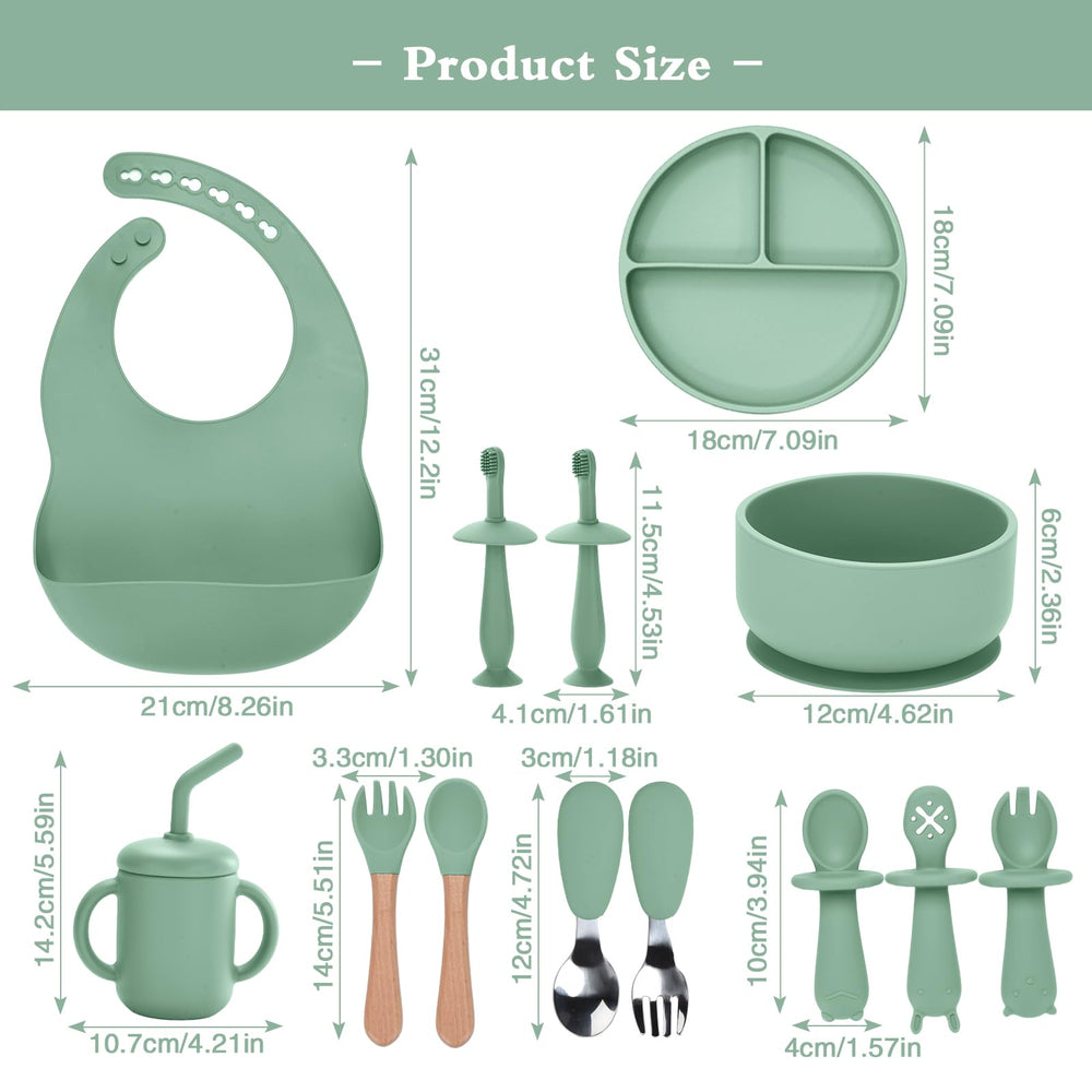 SILI FACTORY stainless steel fork and spoon set durable for babies
