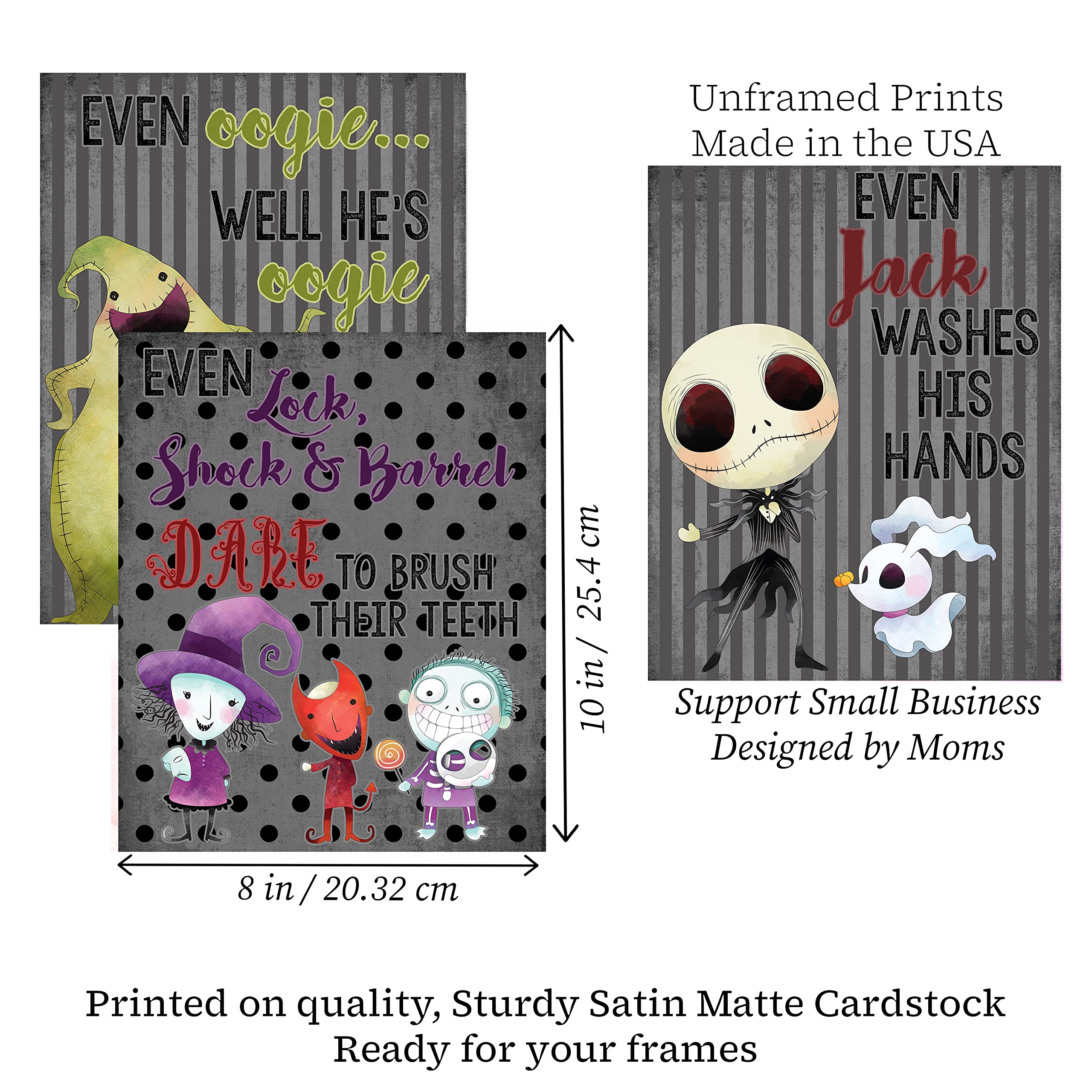 Silly Goose Gifts even-dare-to-brush-teeth print spotlights brushing with humorous characters.