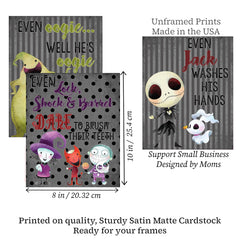 Silly Goose Gifts even-dare-to-brush-teeth print spotlights brushing with humorous characters.