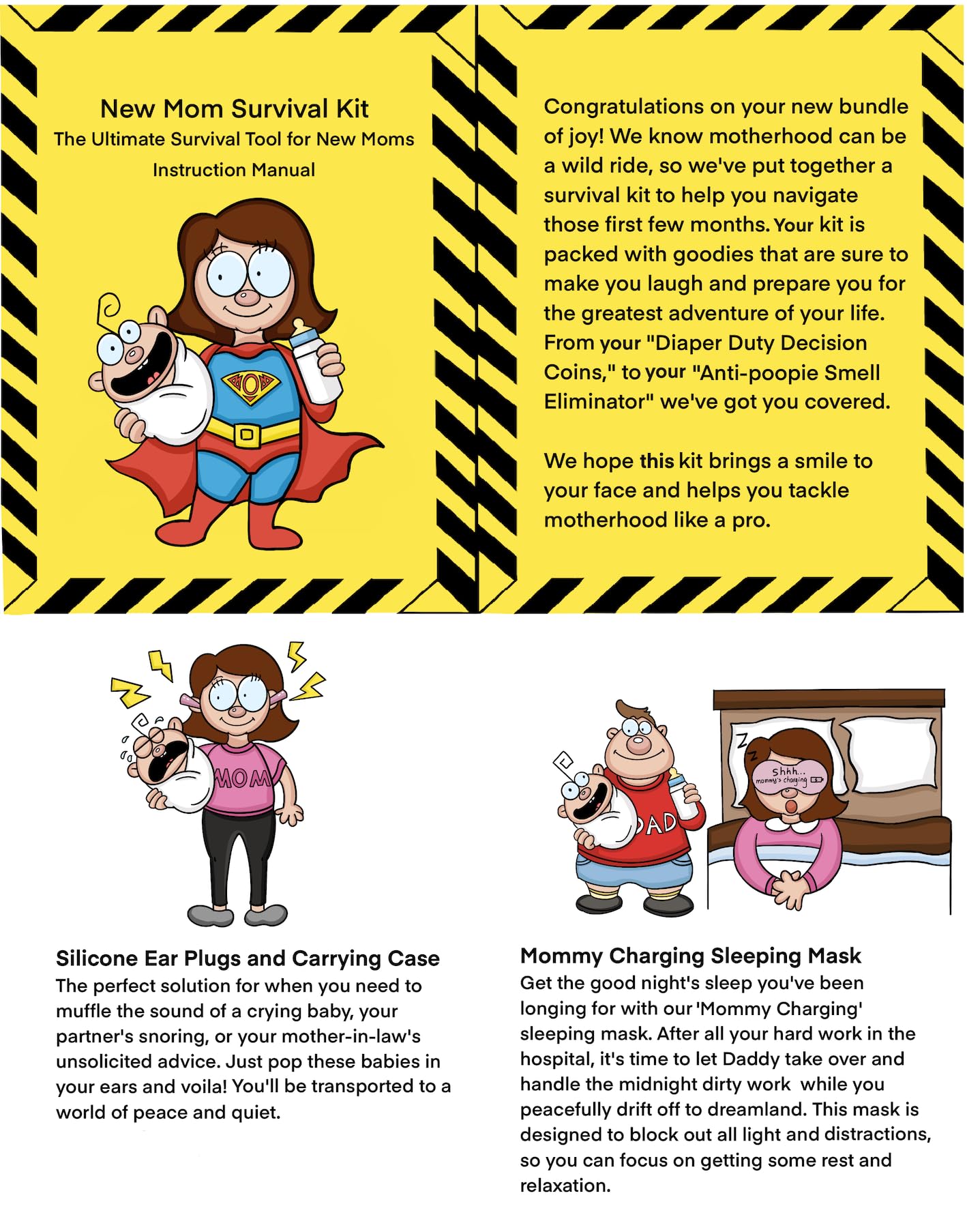 SILLY OBSESSIONS diaper duty decision coins add playful decision-making during chaotic nights.