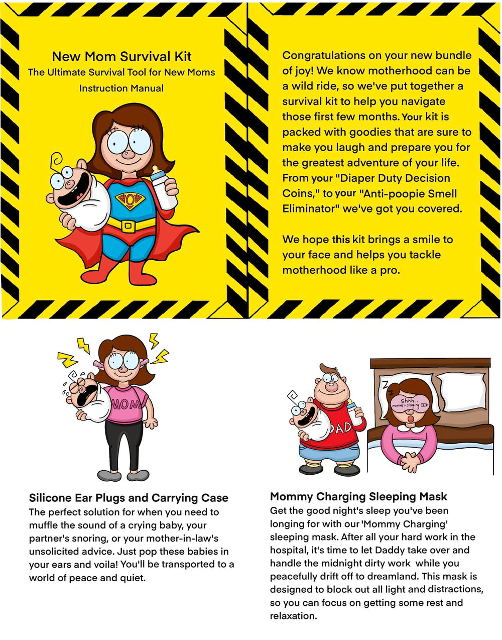 SILLY OBSESSIONS diaper duty decision coins add playful decision-making during chaotic nights.