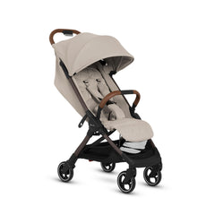 Silver Cross Clic airplane cabin-approved stroller in latte fits overhead bins.