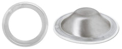 Silverette O-Feel rings close-up, highlighting comfortable silicone fit for nursing.