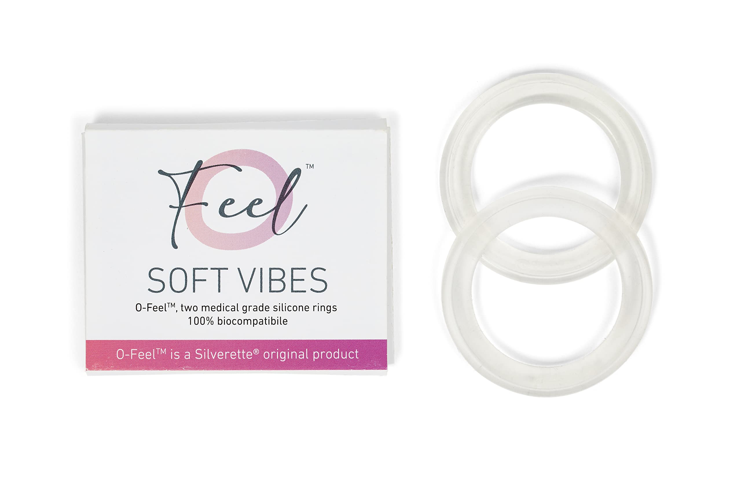 O-Feel silicone rings on a nursing cup, showcasing easy cleaning and reuse.