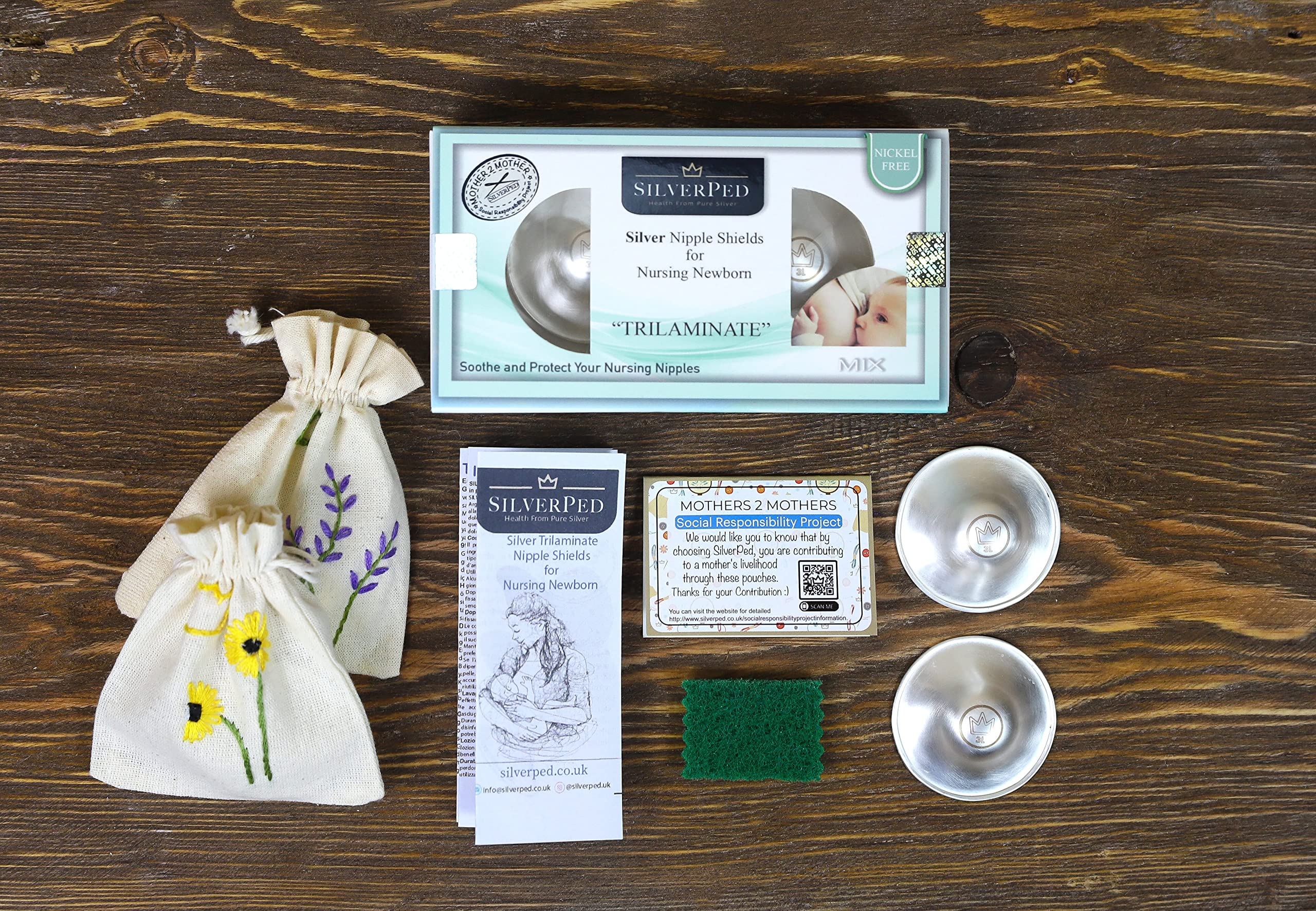 SilverPed easy-clean baking-soda setup demonstrates simple maintenance.