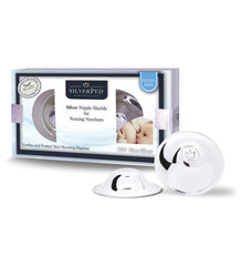 SilverPed nipple shield packaging in an eco-friendly box, ideal for gifting.
