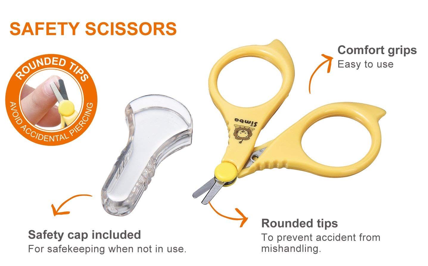 Simba Baby Safety Scissors protective case for safe storage