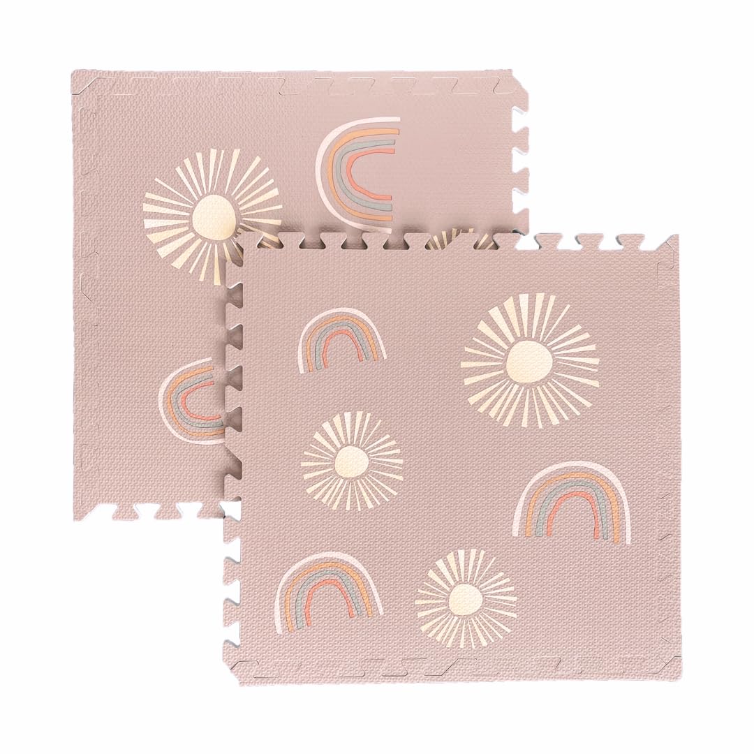 Simple Kid Co. Play Mat baby to toddler activities demonstrate crawls and early steps.
