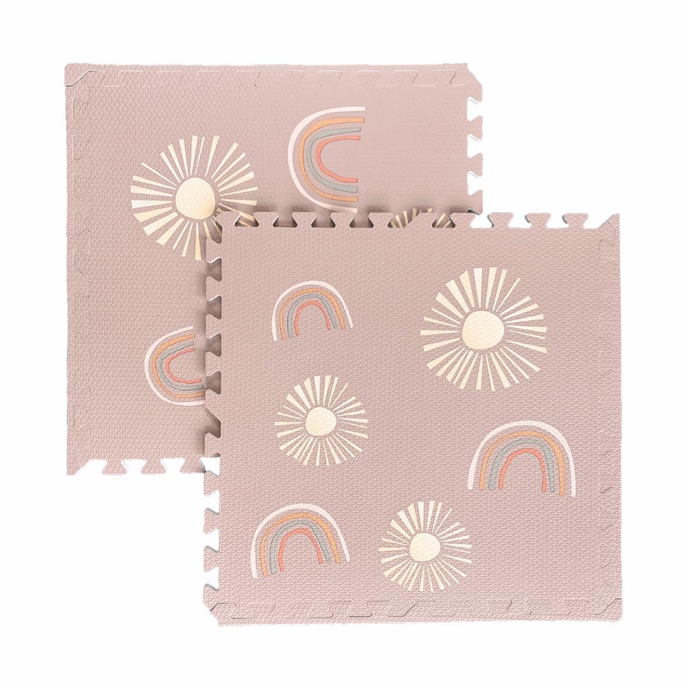Simple Kid Co. Play Mat baby to toddler activities demonstrate crawls and early steps.