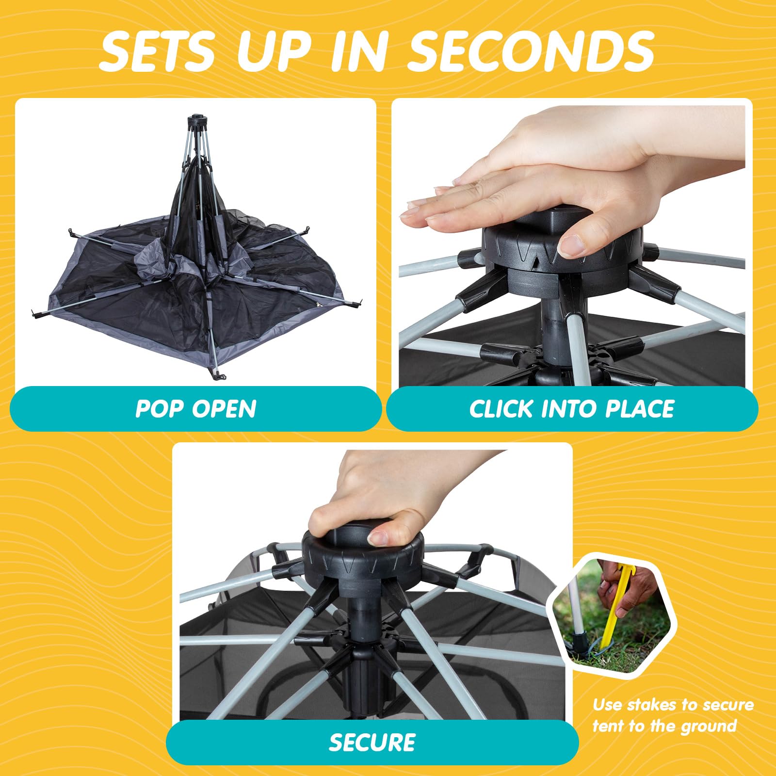 SIMPLGIRL Premium Playpen portable travel bag keeps it easy-to-carry.
