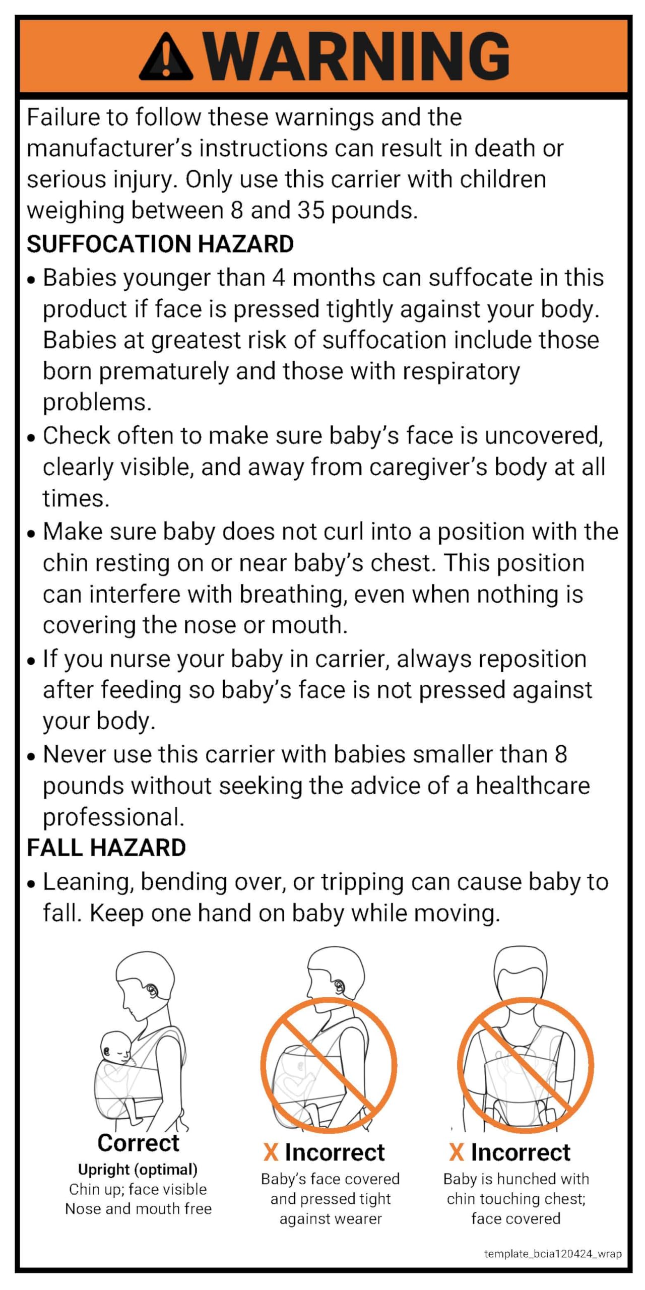 Simply Essential Solutions baby wrap weight-support feature demonstrates distribution across shoulders.