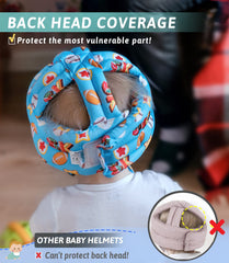Simply Kids head protector 360-degree coverage highlighting protective cushion for falls