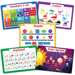 Simply Magic 5 placemats alphabet ABC design promotes early literacy during meals.