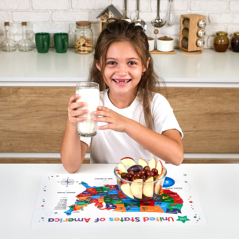 Simply Magic placemats ideal for at-home learning during dinner time